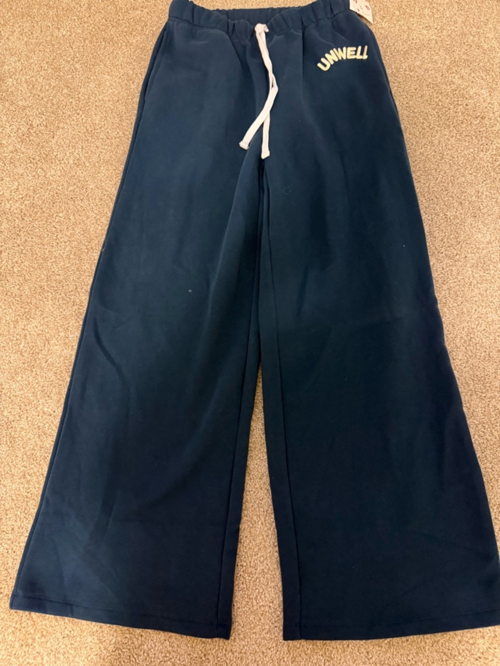 Unwell Call Her Daddy Blue Sweatpants Alex Cooper small NWT